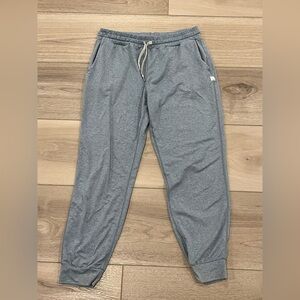 Vuori Performance Joggers Women Size M Light Heather Blue
